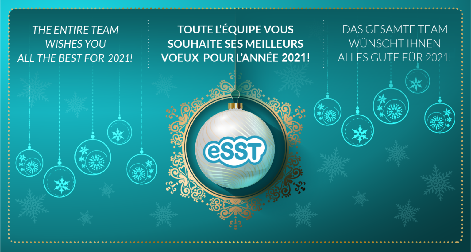 Best wishes 2021 on behalf of the eSST team