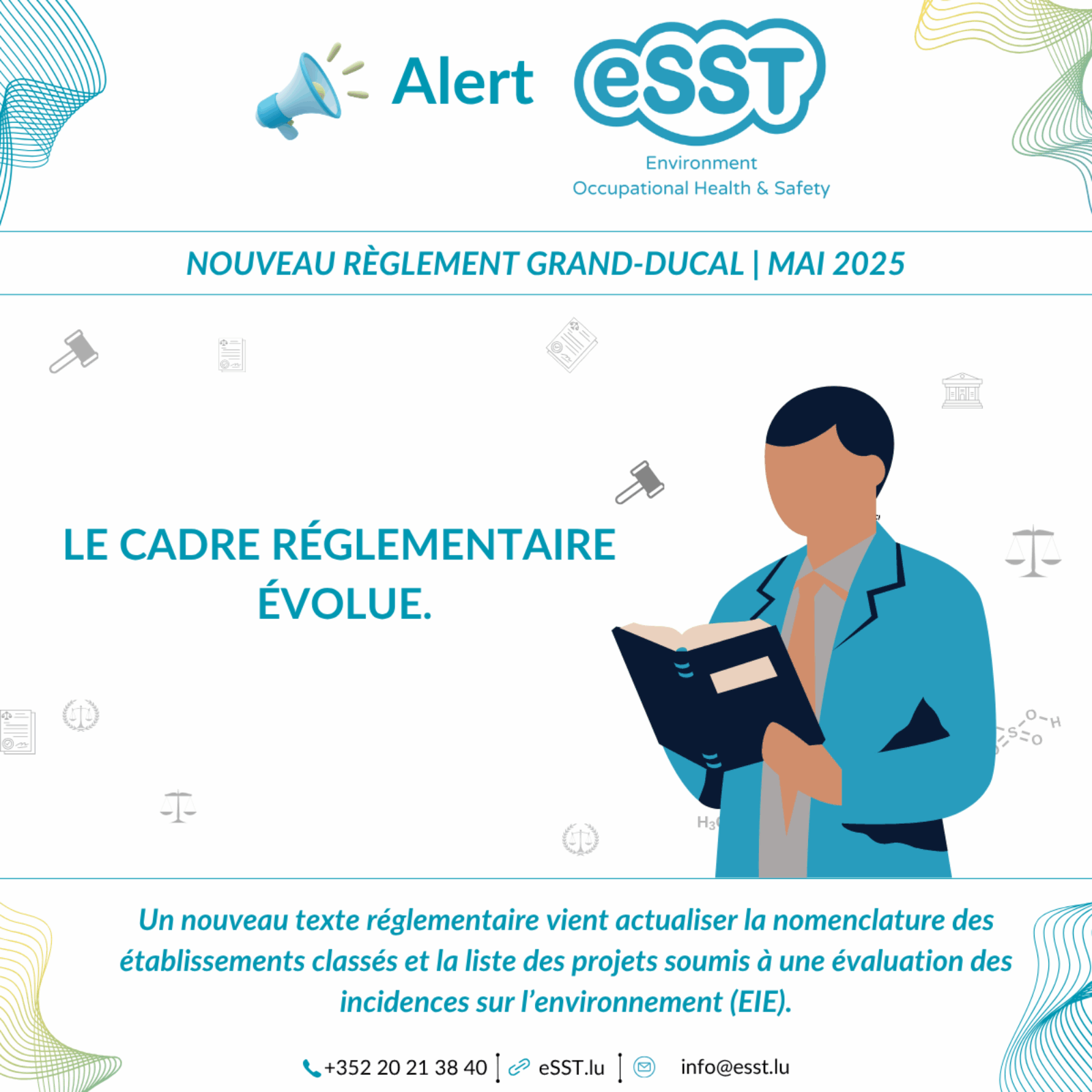 🔍 Actualité réglementaire | Mai 2025 : Nouvelles obligations environnementales et de sécurité au Luxembourg