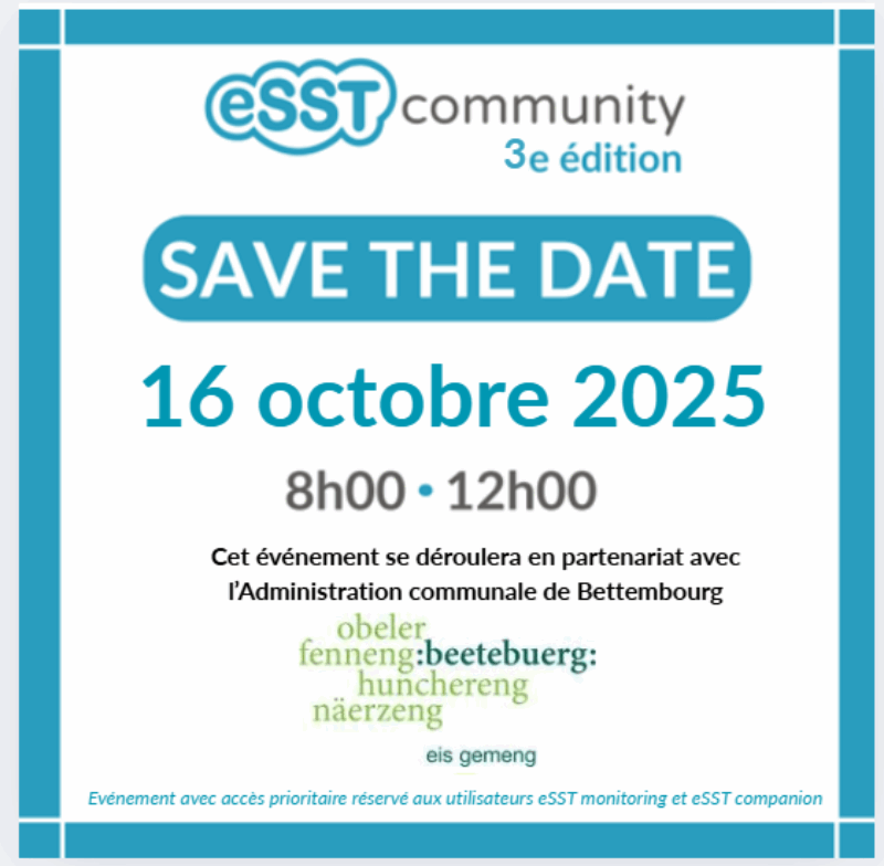 Save the date : 16 octobre 2025, 3ème édition d’eSST community